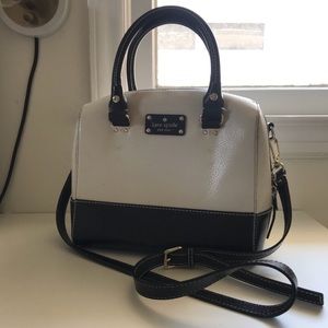 Kate Spade black and cream handbag